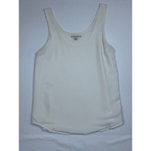 41 Hawthorne Cream Tank Top‎ Sleeveless Scoop Neck Casual  Size S Made in USA